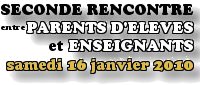 Lire la suite à propos de l’article Rencontre entre parents d’élèves et enseignants