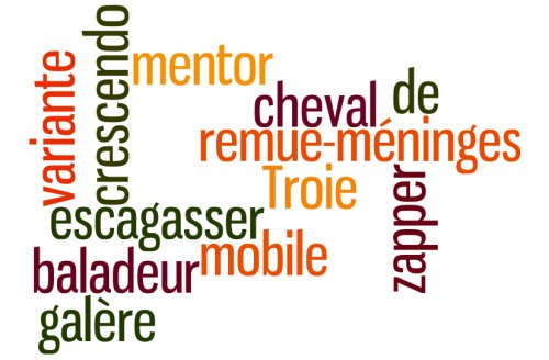 Dix mots francophones