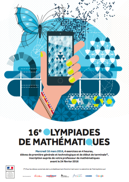 Elèves de Première : inscrivez-vous aux Olympiades de Mathématiques