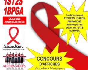 Mardi 5 décembre 2017 : journée de lutte contre le SIDA au lycée Bascan