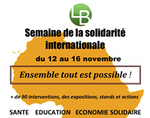 Semaine de la solidarité internationale : ensemble, tout est possible !