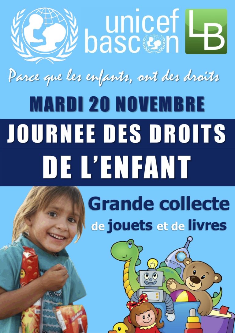 Unicef Bascan Se Mobilise Pour La Journée Internationale Des Droits De ...