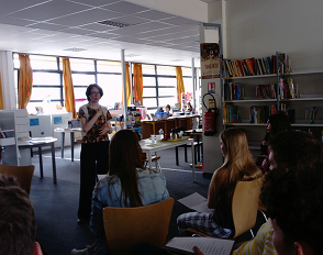 Rencontre poétique au Cdi du lycée Bascan