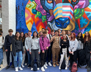 Arte urbano : des élèves hispanistes de Bascan au Colors Festival de Paris