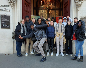Des étudiants de Bascan en deuxième année de BTS MCO, en visite au musée Citéco à Paris