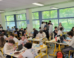 Retour en images sur la participation des lycéens de Bascan à « La nuit du code »