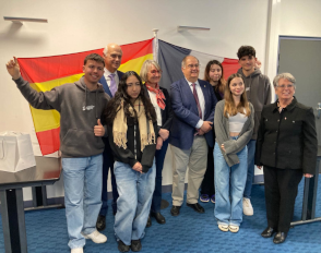 Partenariat franco-espagnol : visite des maires de Rambouillet et de Zafra au lycée Bascan
