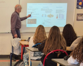 Le chercheur Daniel Esteve au lycée Bascan