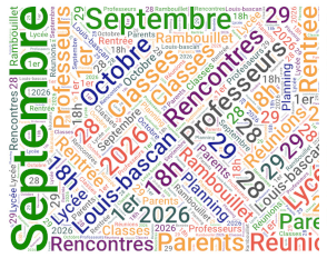 Réunions parents professeurs de rentrée